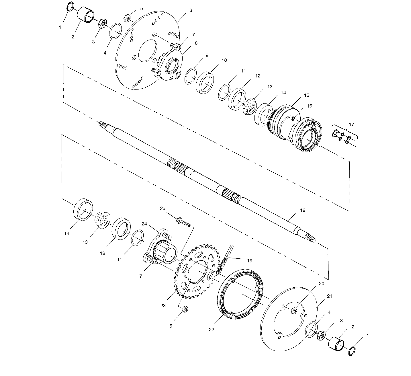 REAR HOUSING - A01BA25CA (4963666366C001)