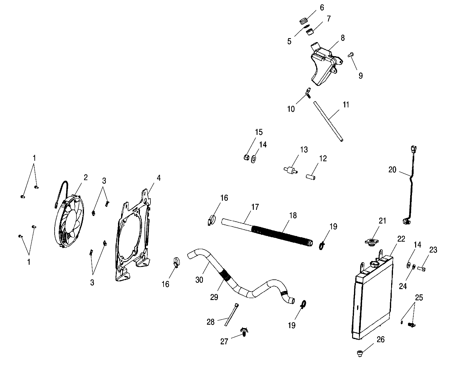 COOLING SYSTEM - A01BA50AB (4963716371A008)