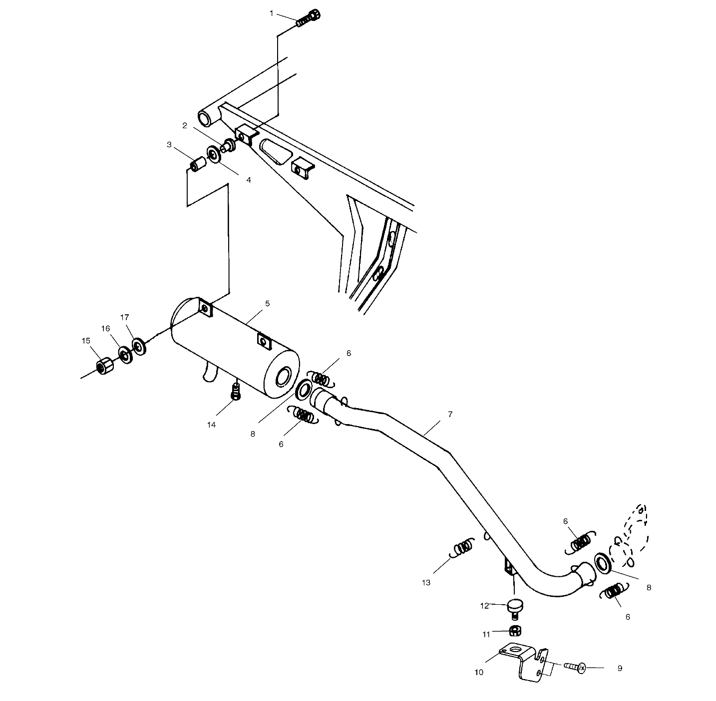 EXHAUST SYSTEM - A01BA50AA (4963716371A009)