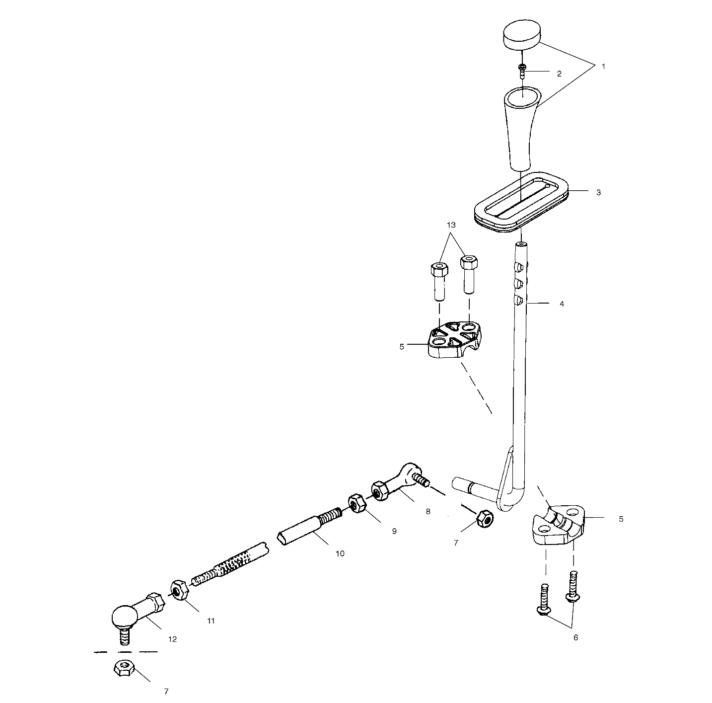 GEAR SELECTOR - A01BA50AA (4963716371C008)