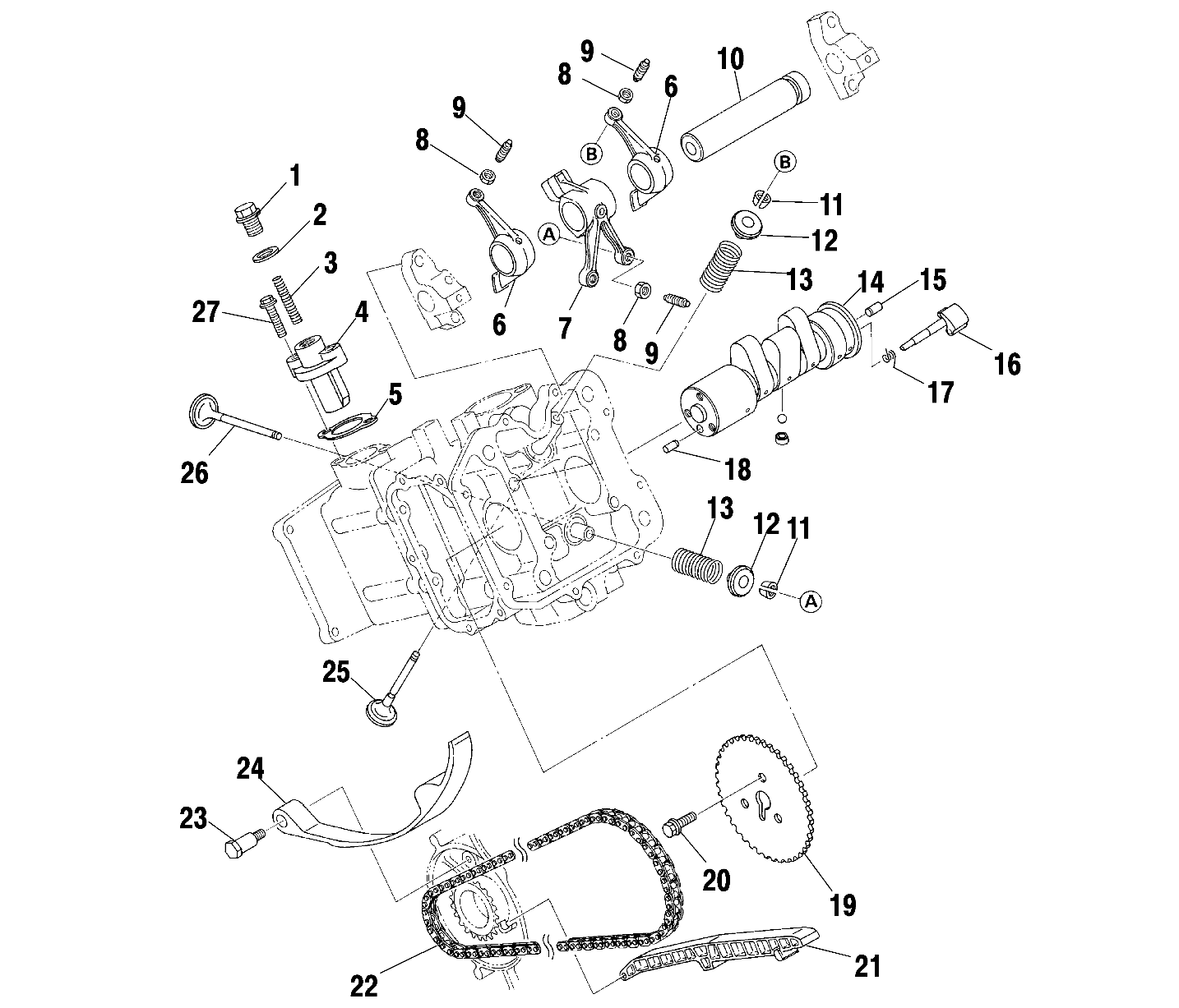 INTAKE and EXHAUST - A01BA50AA (4963716371D005)