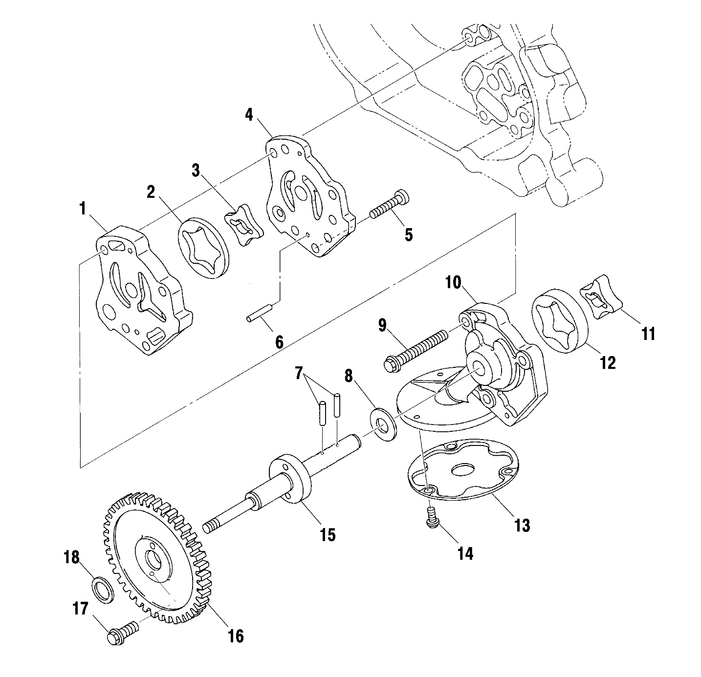 OIL PUMP - A01BA50AA (4963716371D008)