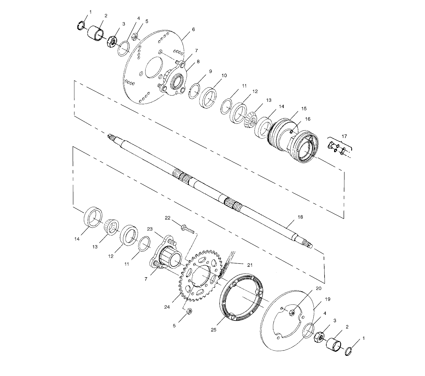 REAR HOUSING - A01BG50AA (4963766376C004)