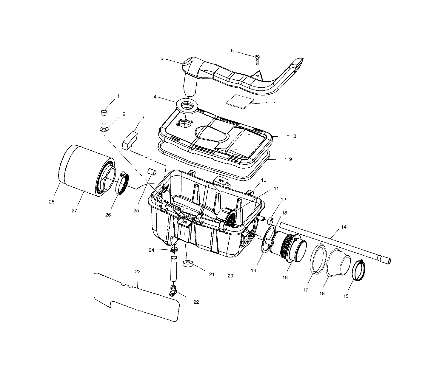 AIR BOX (If built after 12/11/00) - A01AA32AB (4963816381A013)