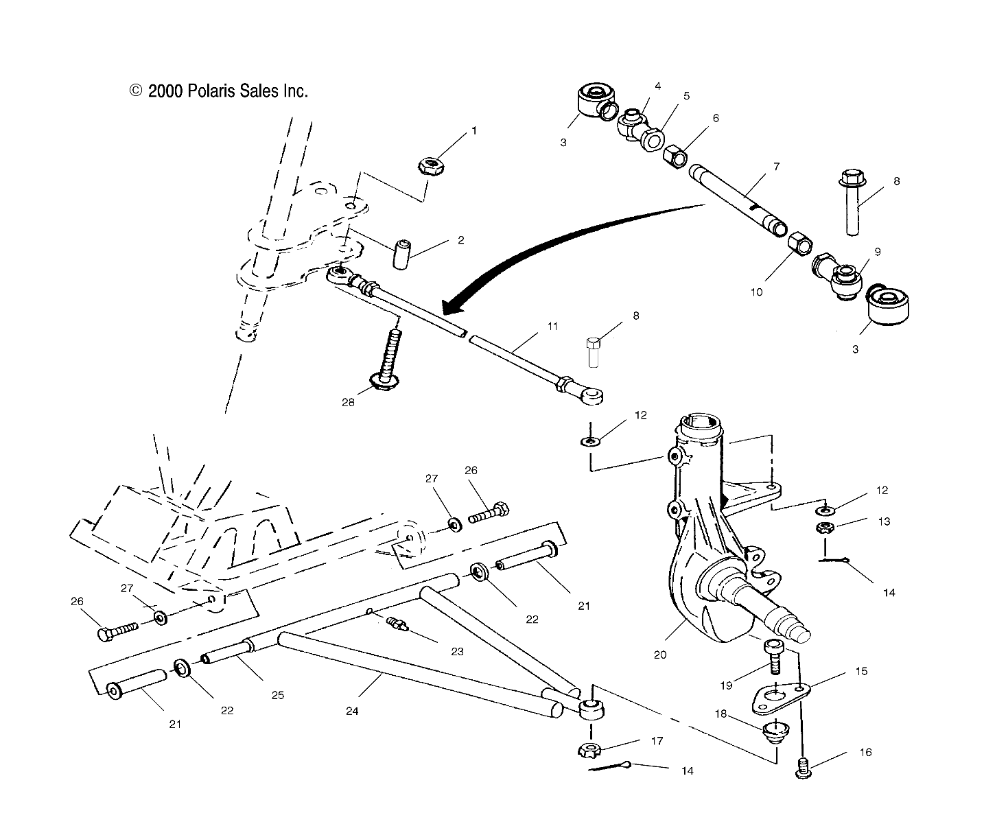 A-ARM/STRUT MOUNTING - A01AA32AA (4963816381B003)