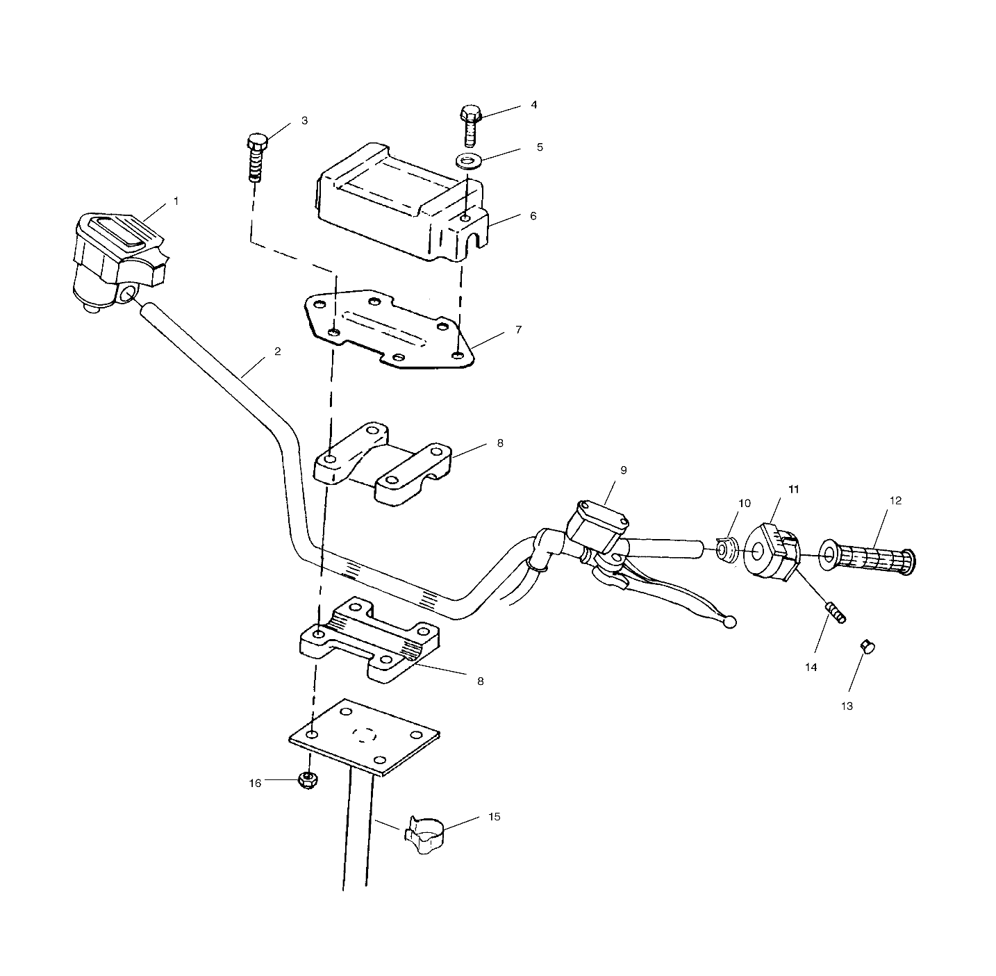 STEERING - HANDLEBAR - A01AA32AA (4963816381B006)