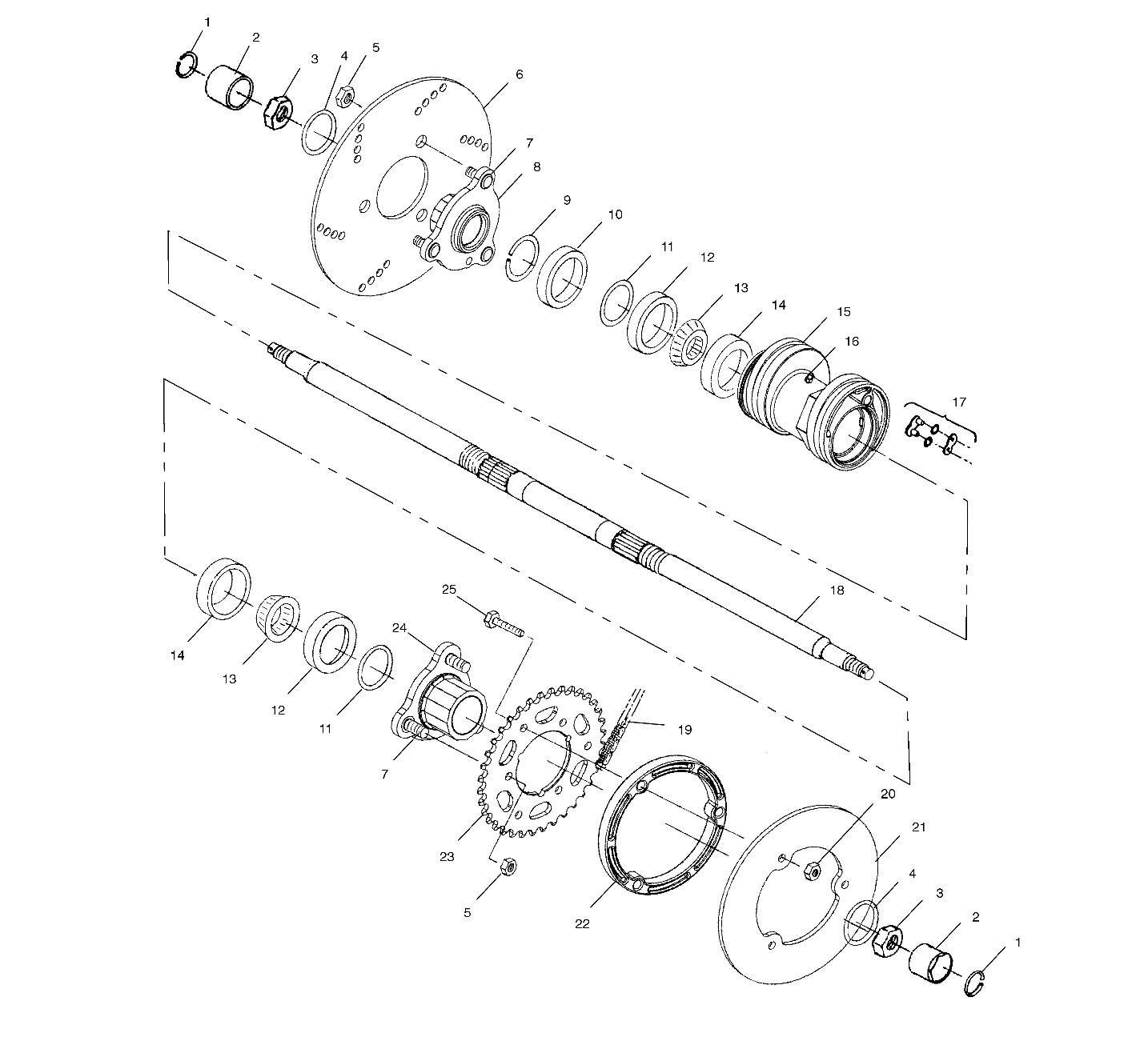 REAR HOUSING - A01AA32AA (4963816381B009)