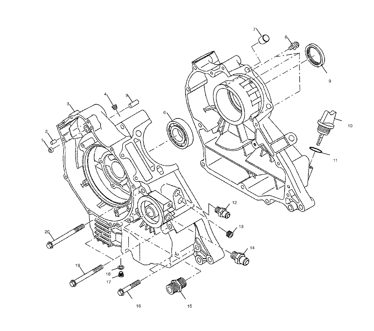 CRANKCASE - A01AA32AA (4963816381C009)