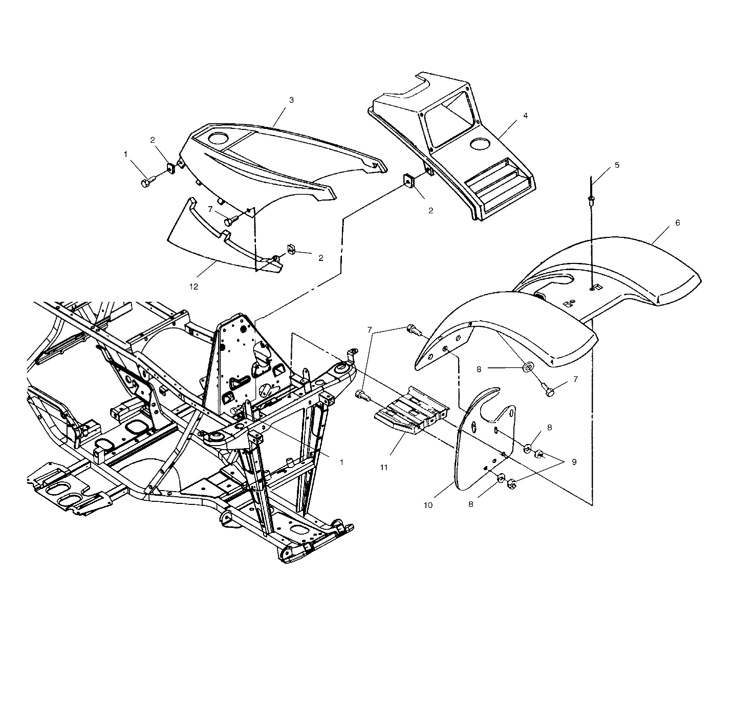 FRONT CAB - A01AG25CA (4963866386A003)