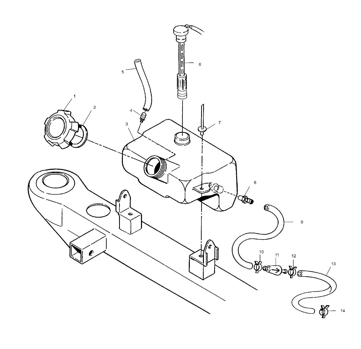 OIL TANK - A01AG25CA (4963866386A010)