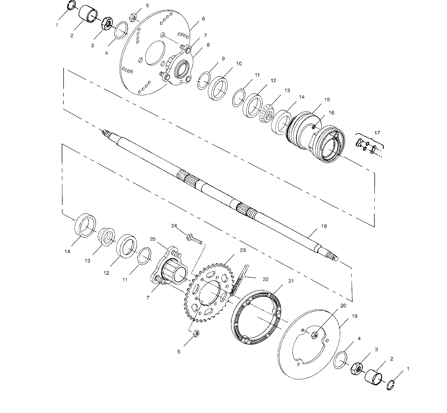 REAR HOUSING - A01AG25CA (4963866386B011)