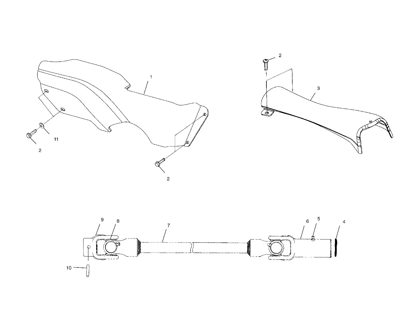 PROP SHAFT - A01AG25CA (4963866386C003)