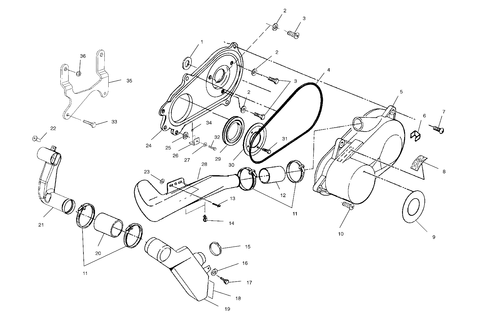 CLUTCH COVER - A01AG25CA (4963866386C007)