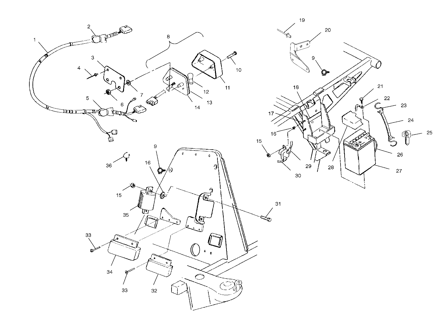 ELECTRICAL/TAILLIGHT - A01AG25CA (4963866386C008)