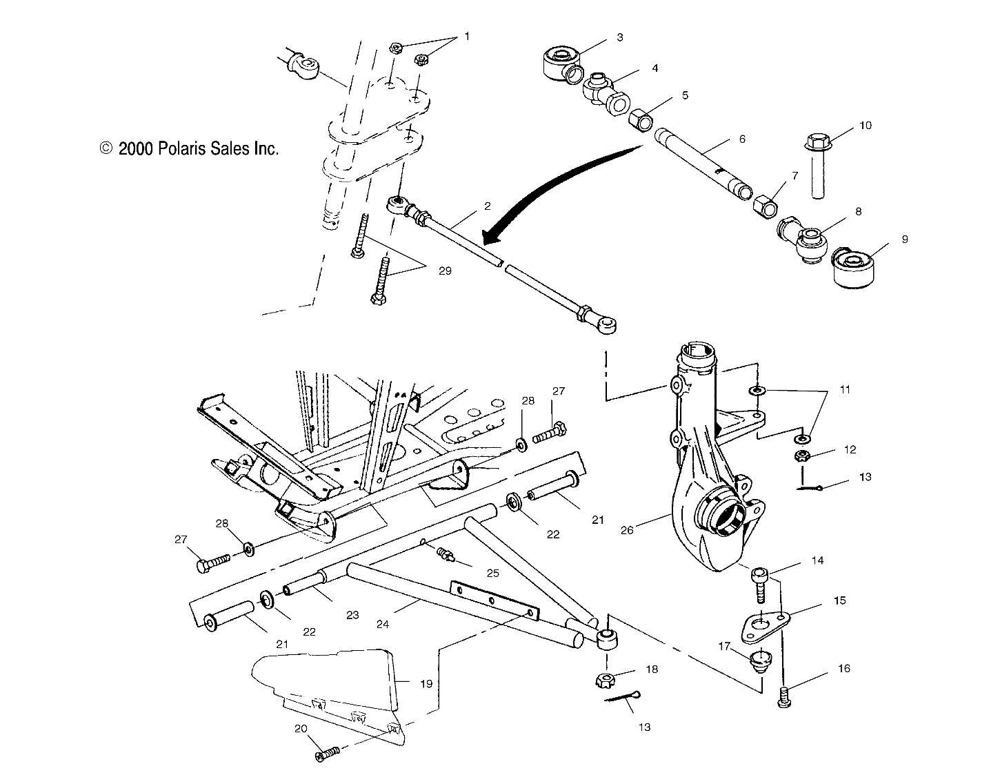 A-ARM/STRUT MOUNTING - A01CG38CA (4963916391B009)