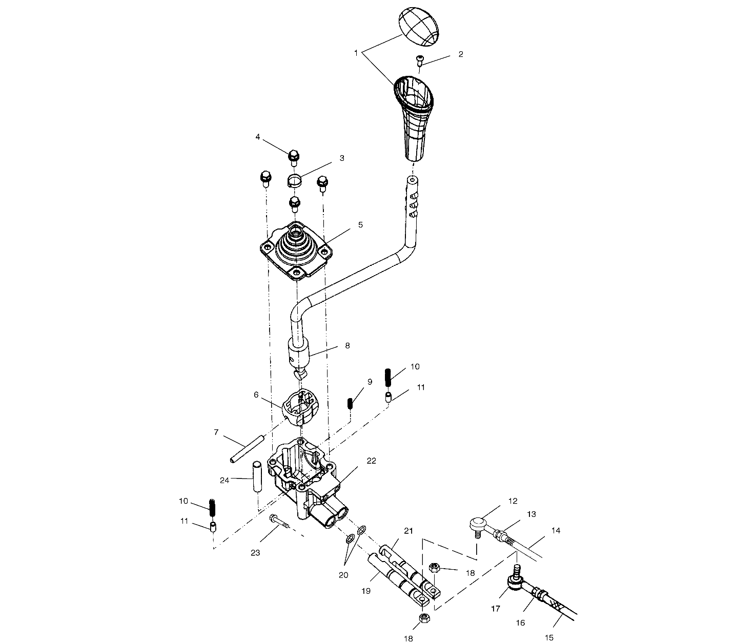 GEAR SELECTOR - A01CG38CA (4963916391C010)