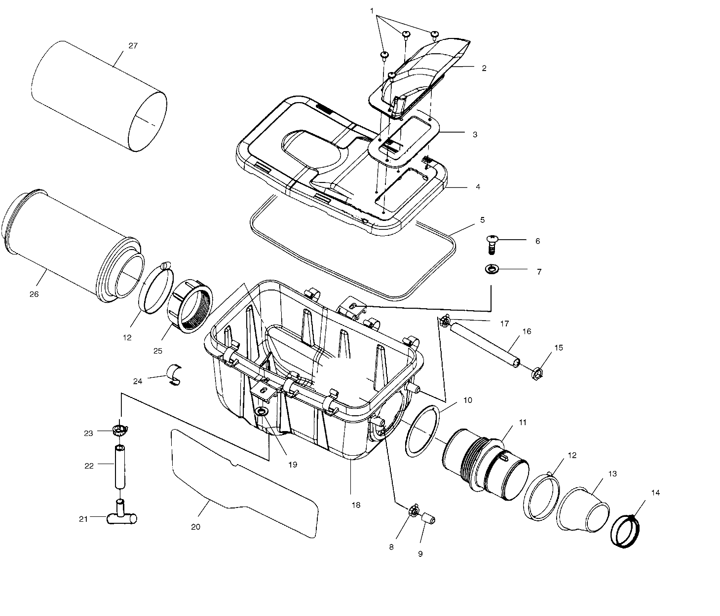 AIR BOX (If built before 1/08/01) - A01CB32AA (4963966396A014)