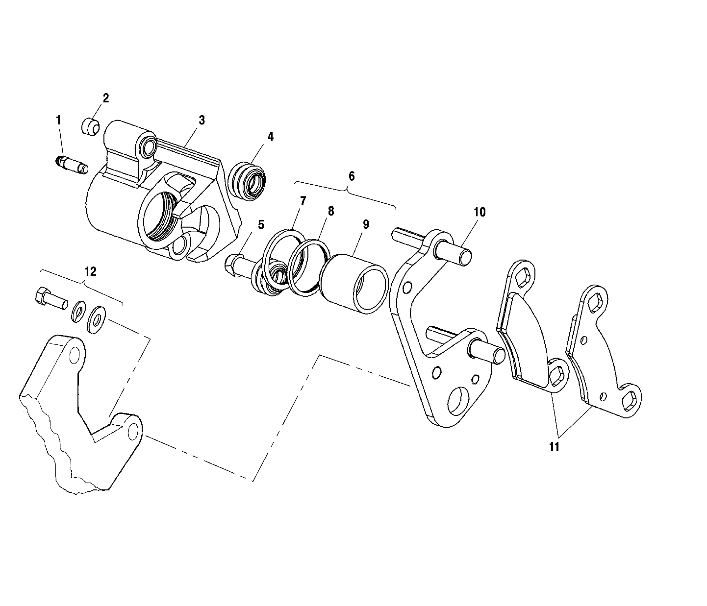 FRONT BRAKE - A01CB32AA (4963966396B003)