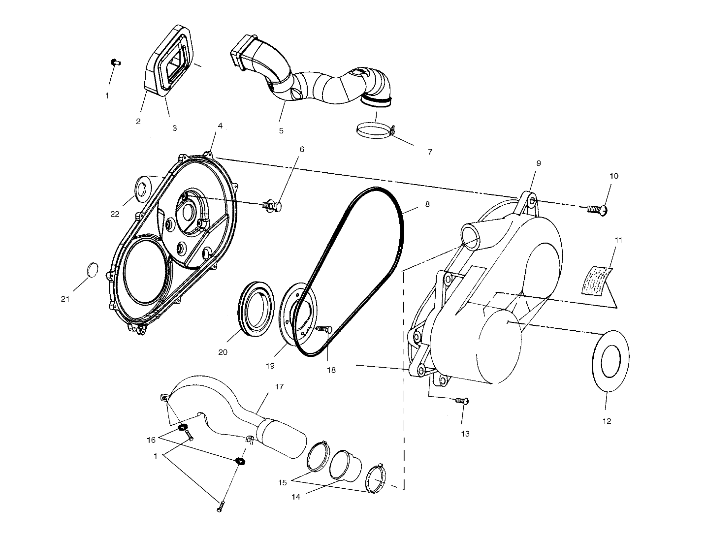 CLUTCH COVER - A01CB32AA (4963966396B012)