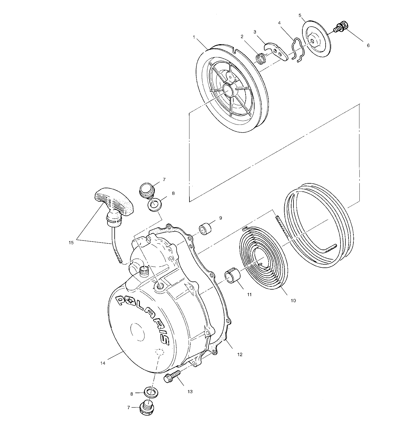 RECOIL STARTER - A01CB32AA (4963966396D004)