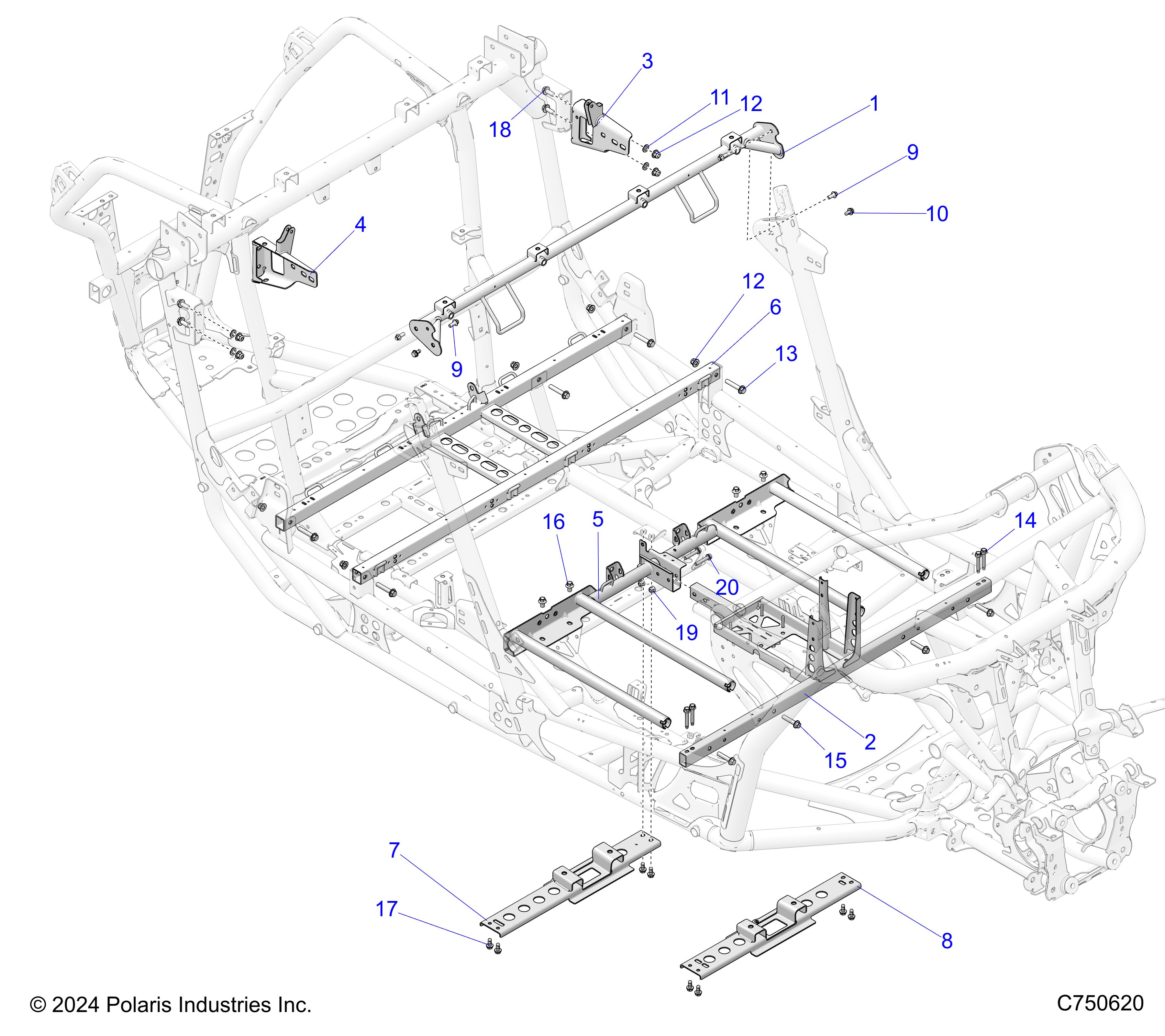 CHASSIS, MOUNTING AND BRACKETS - Z25X4B92AP/BP (C750620)