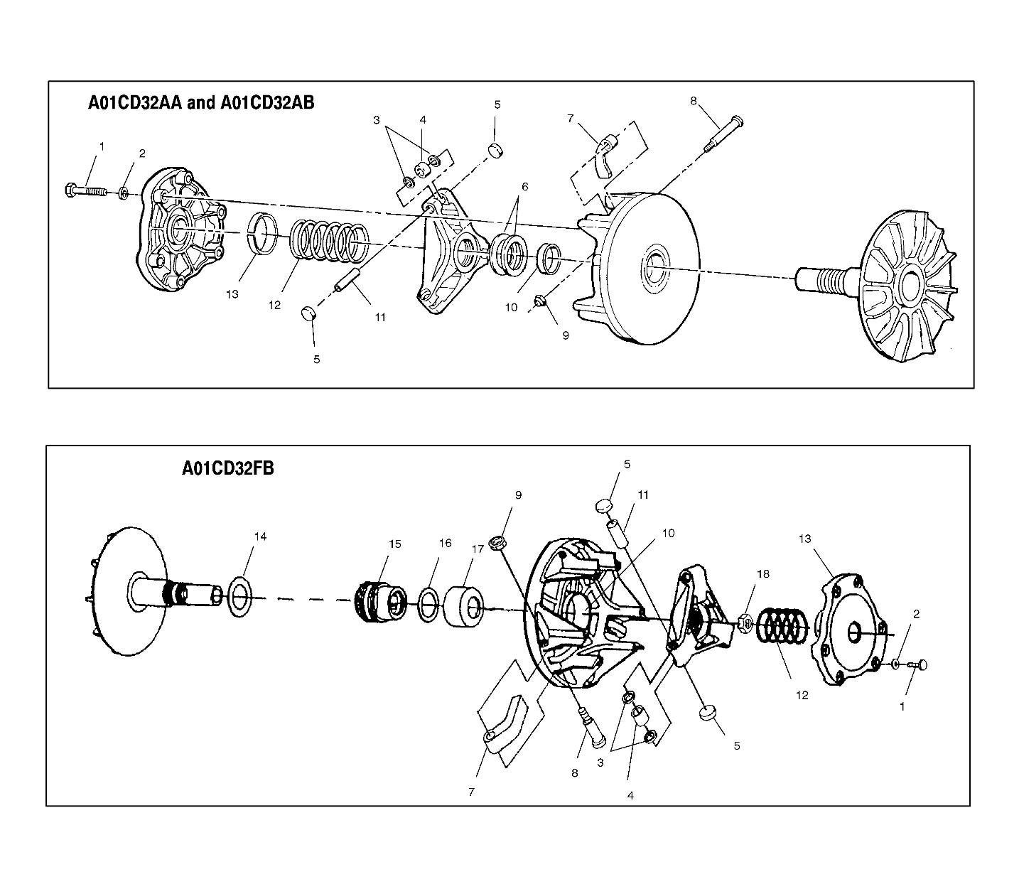 DRIVE CLUTCH - A00CD32AA (4964026402C004)