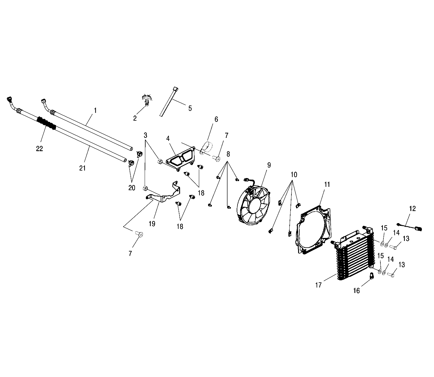 OIL COOLING - A01CK32AA (4964086408A012)