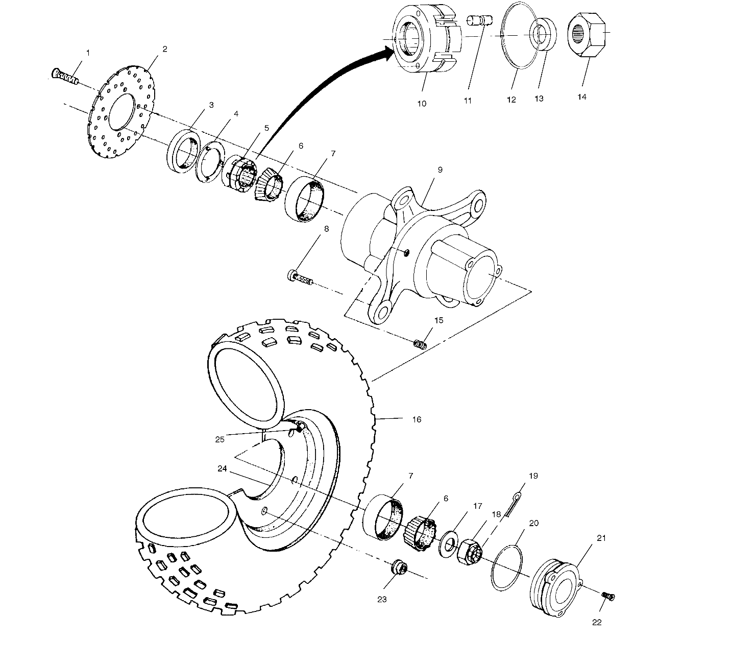 FRONT WHEEL - A01CK32AA (4964086408B004)