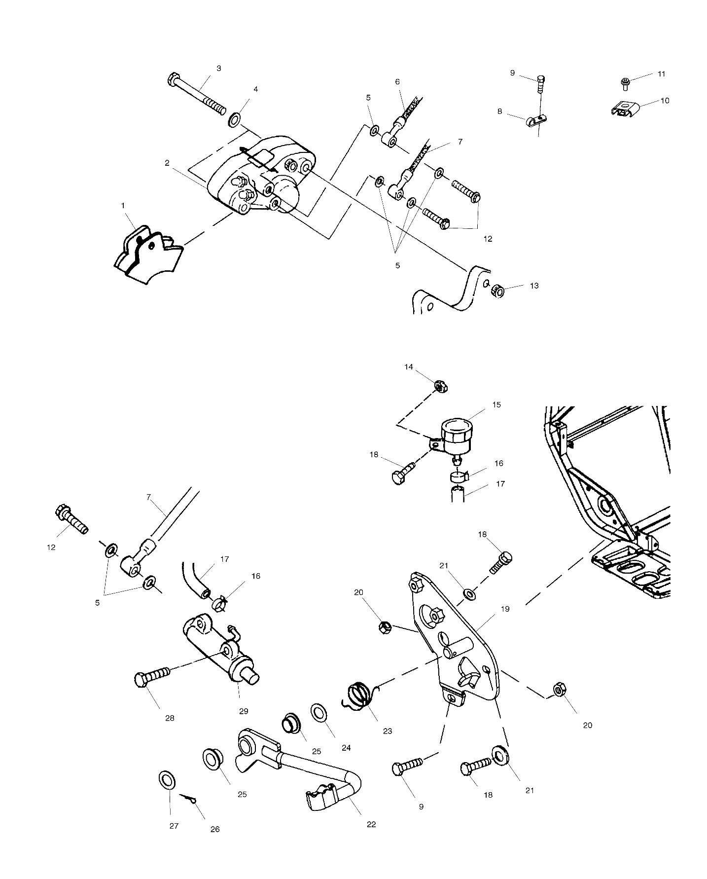 REAR BRAKE - A01CK32AA (4964086408B011)