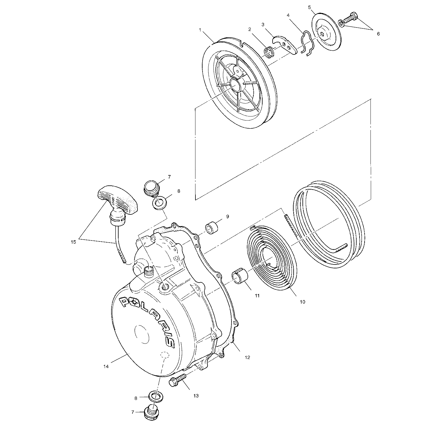 RECOIL STARTER - A01CK32AA (4964086408C011)