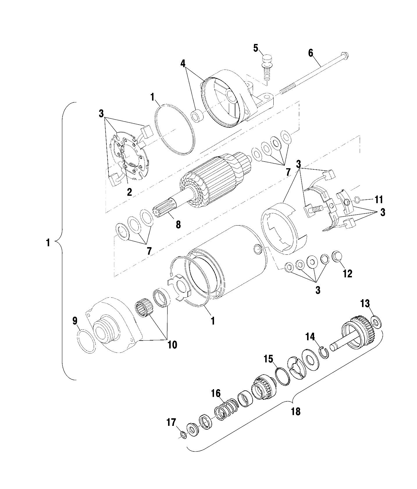 STARTING MOTOR - A01CK32AA (4964086408D001)