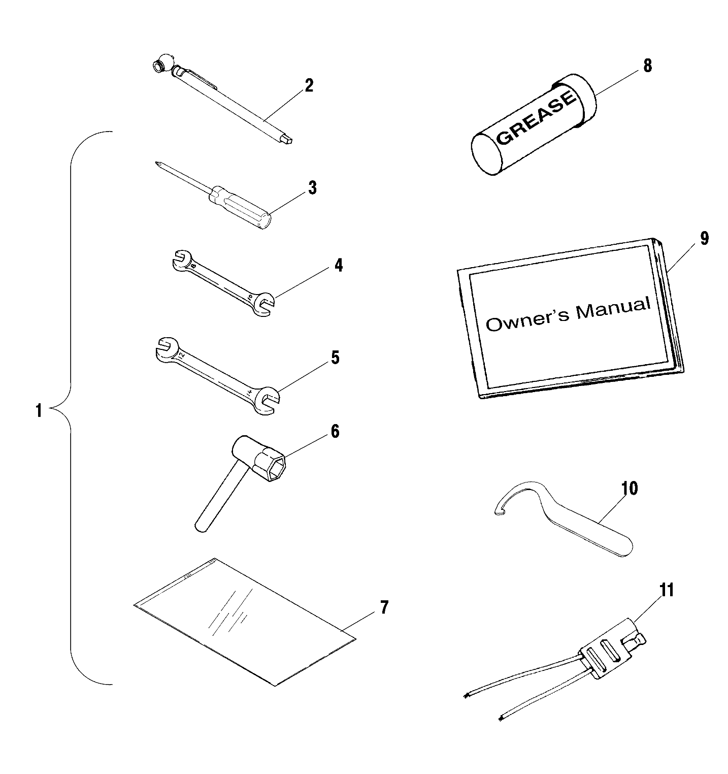 TOOL KIT - A01CK32AA (4964086408D007)