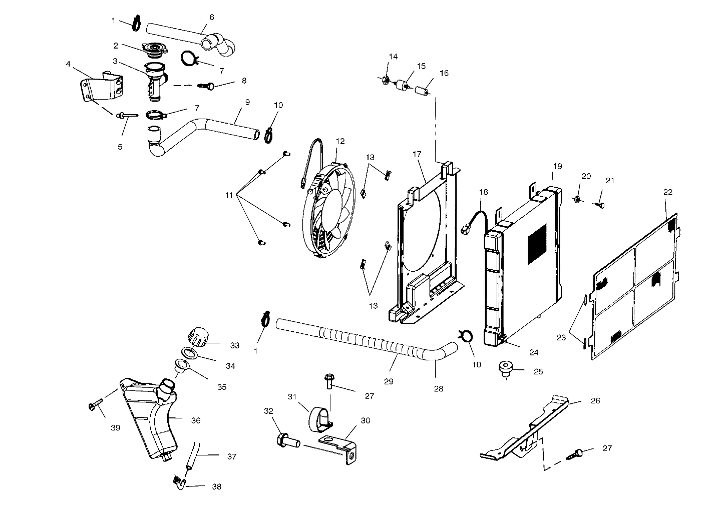 COOLING SYSTEM - A01CK42AA (4964136413A009)