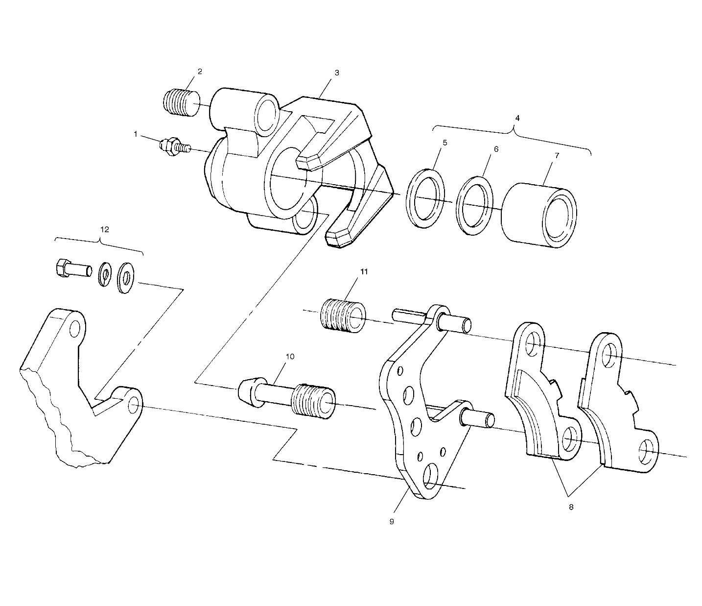 FRONT BRAKE - A01CK42AA (4964136413B005)