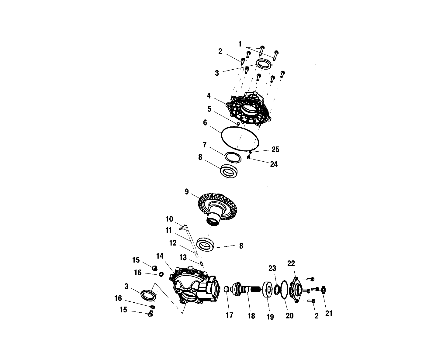 REAR HOUSING - A01CK42AA (4964136413C003)