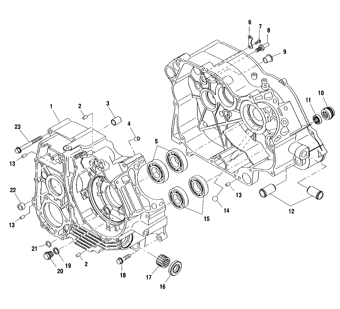 CRANKCASE - A01CK42AA (4964136413C006)