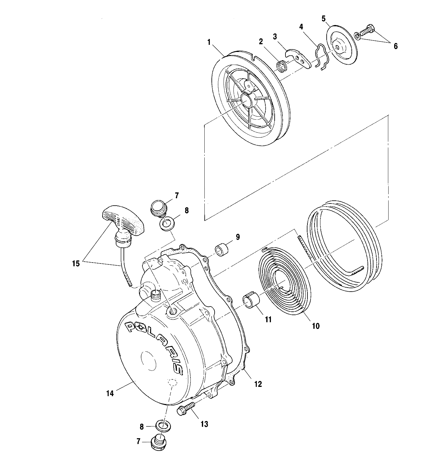 RECOIL STARTER - A01CK42AA (4964136413C013)