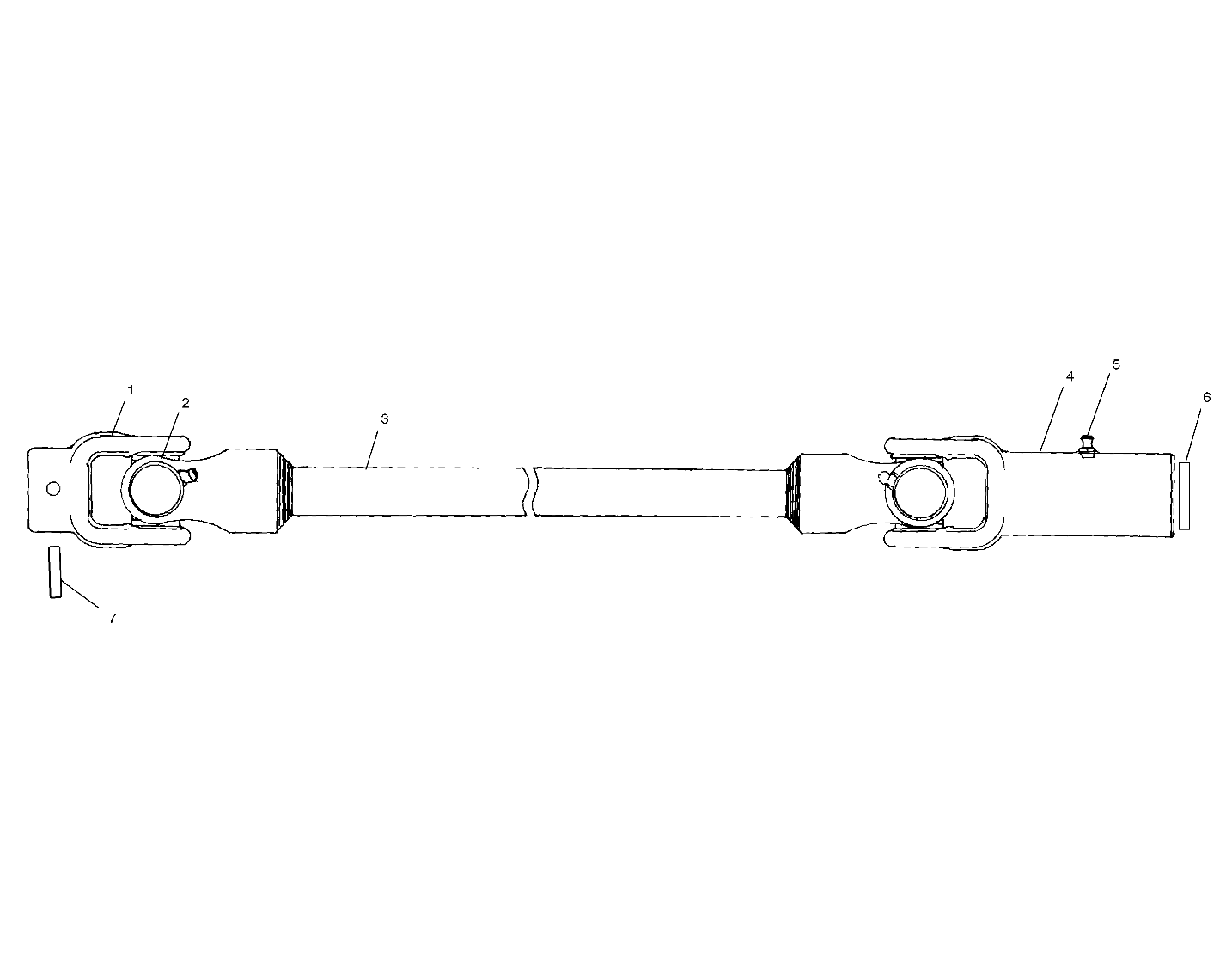 PROP SHAFT - A01CD50AA (4964196419B002)