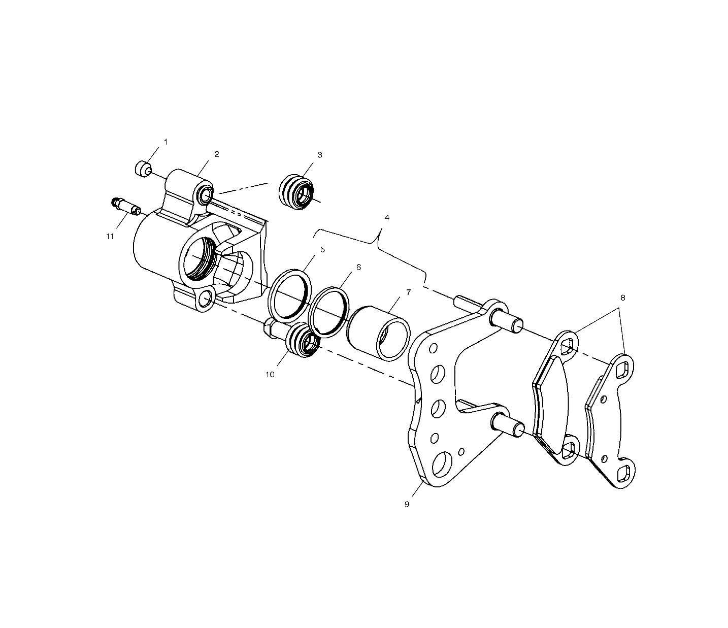 FRONT BRAKE - A01CD50AA (4964196419B009)