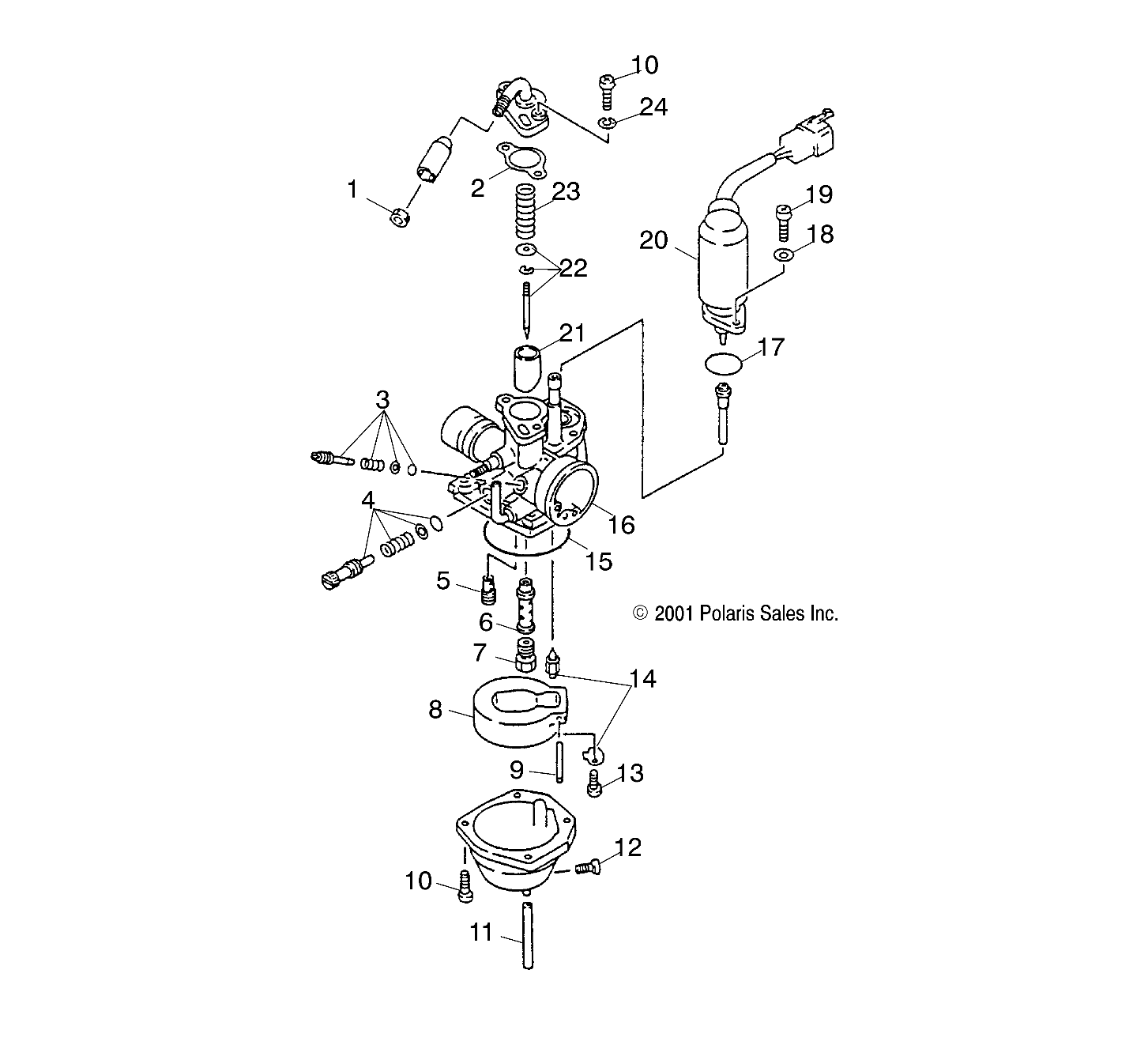 CARBURETOR - A01EA09CA (4964326432A008)