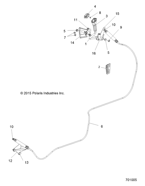 DRIVE TRAIN, SHIFT LEVER and CABLE - R17RT_99 ALL OPTIONS (701005)