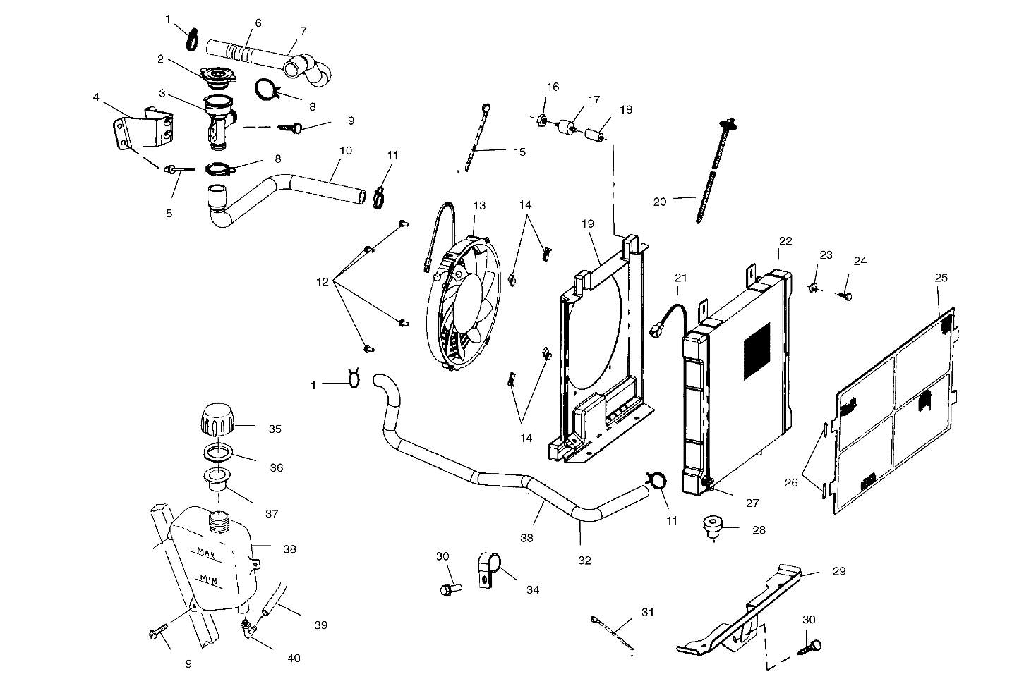 COOLING SYSTEM - A10CH46CA (4964376437A009)