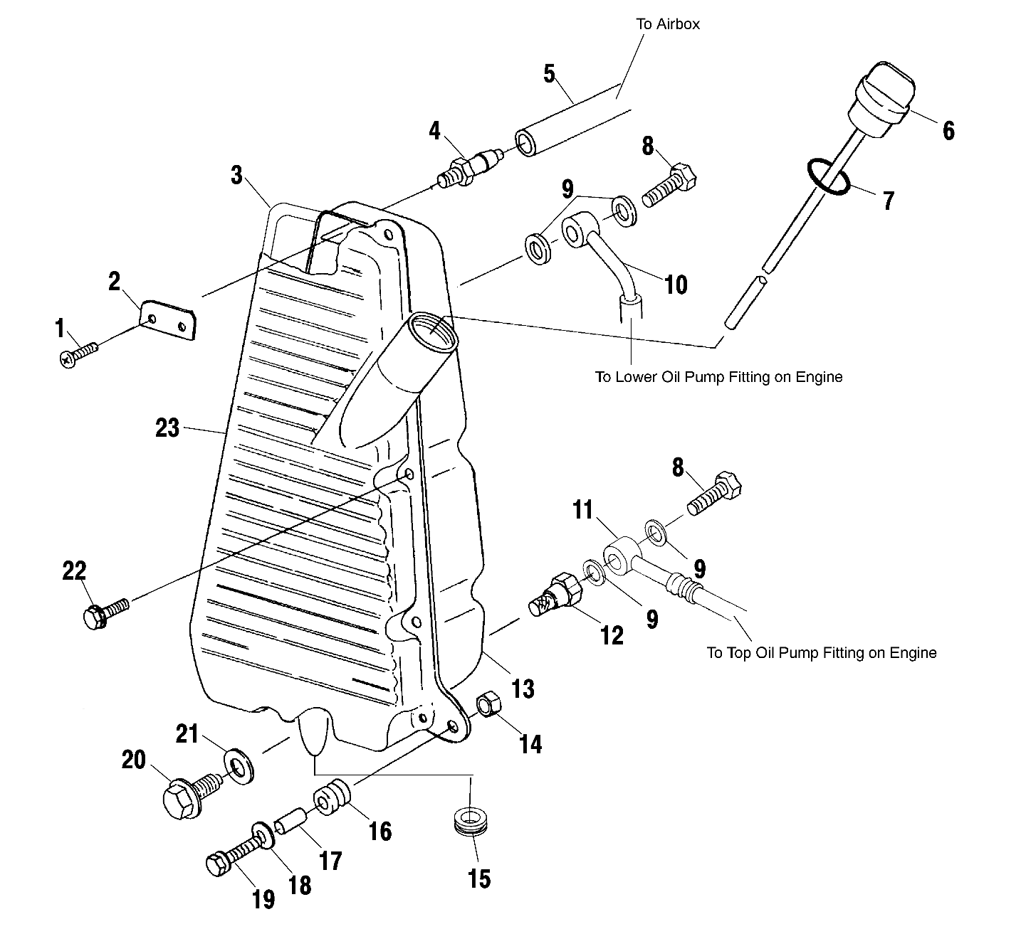 OIL TANK - A10CH46CA (4964376437B011)