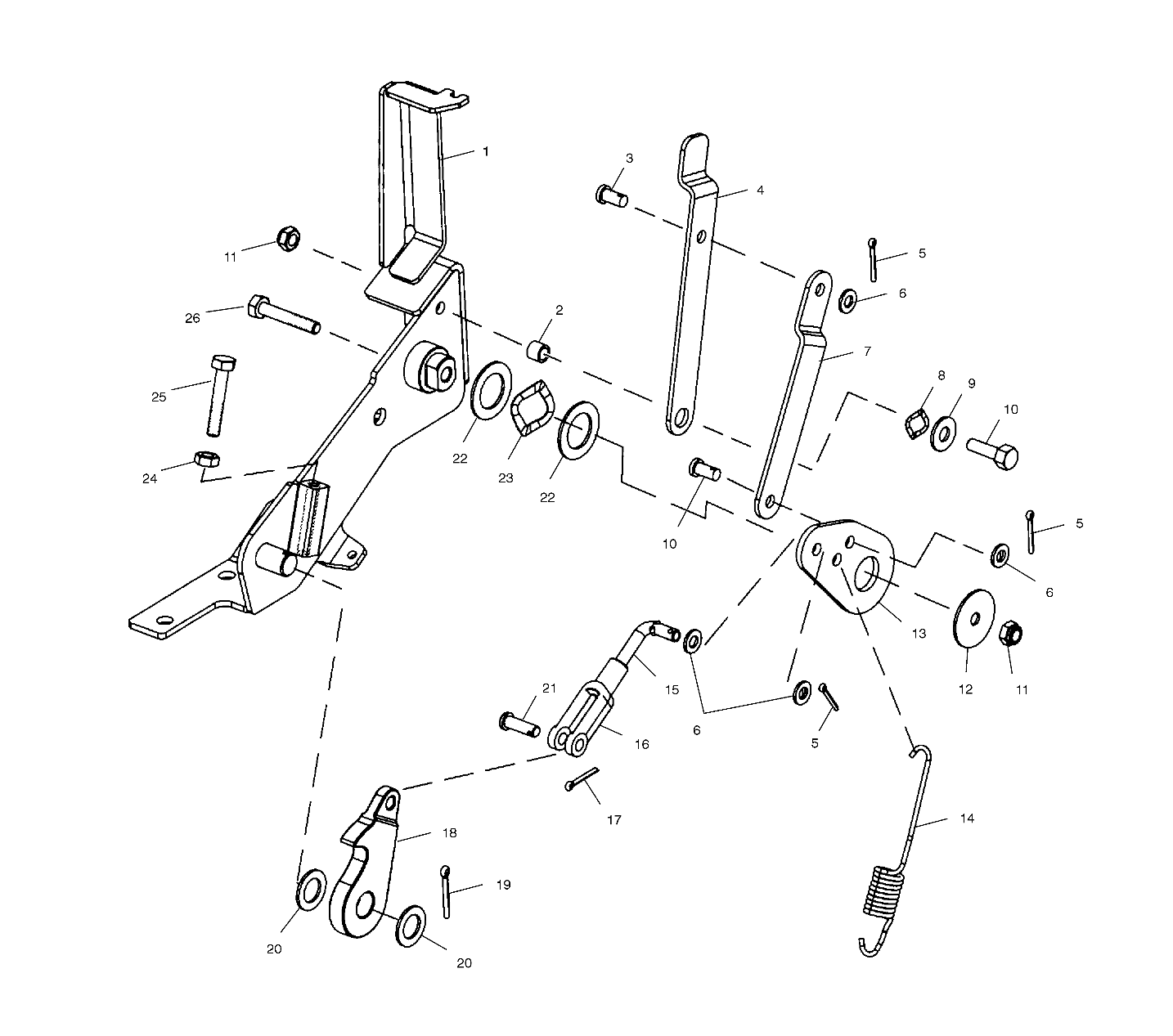 PARK BRAKE - A10CH46CA (4964376437C010)