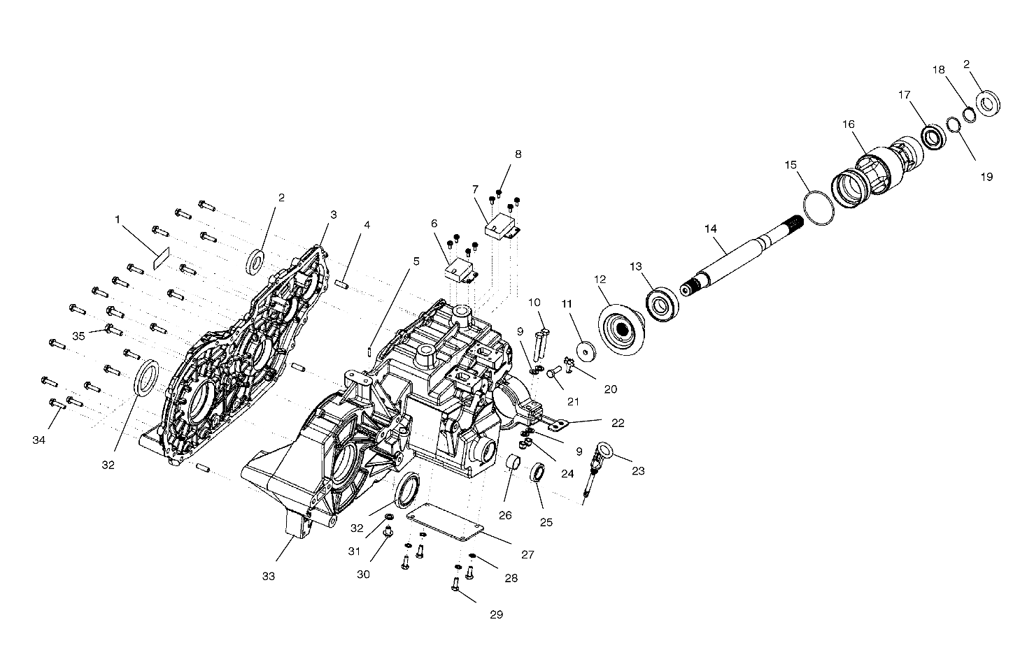 GEARCASE (Cases and Snorkel) - A10CH46CA (4964376437C012)