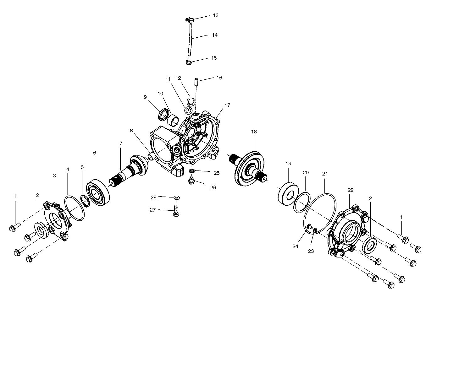 FRONT HOUSING - A10CH46CA (4964376437D001)