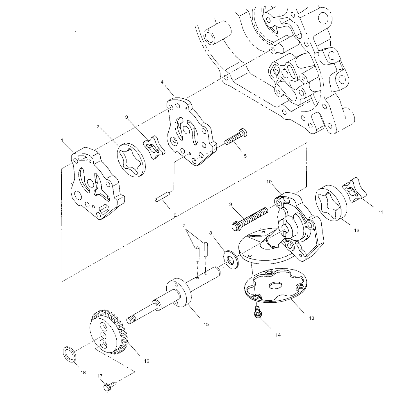 OIL PUMP - A10CH46CA (4964376437D013)