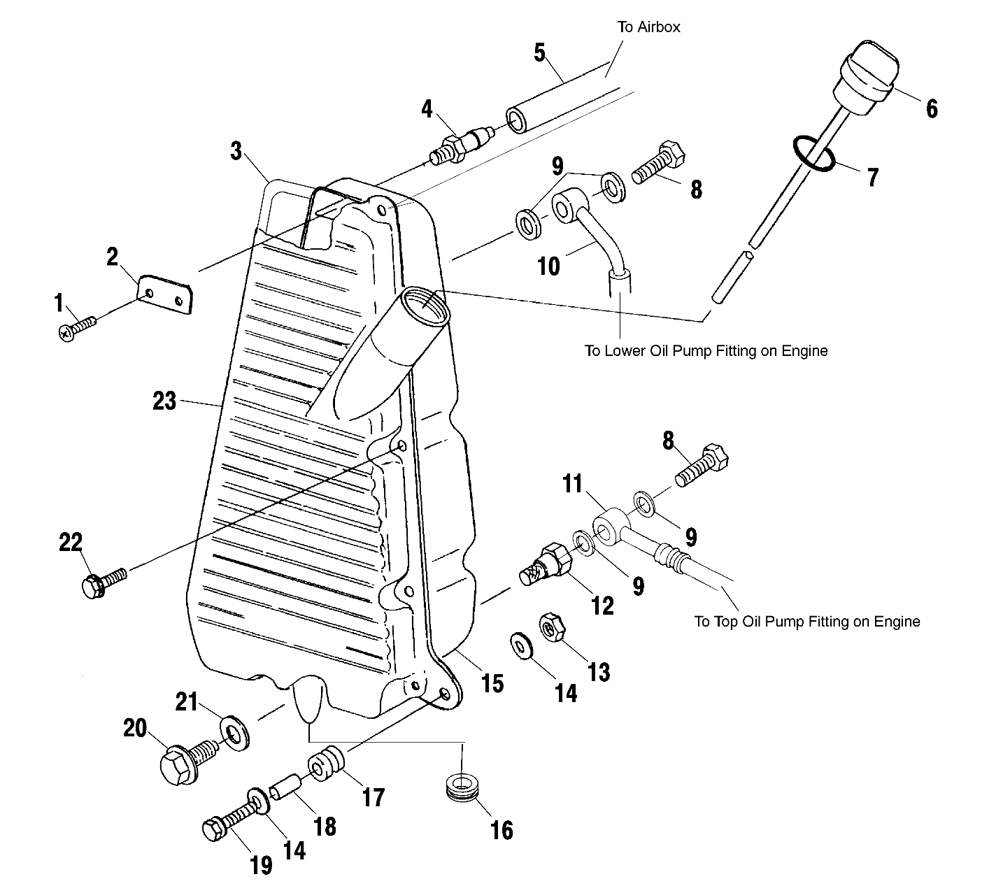 OIL TANK - A01CH42AA (4964436443B010)