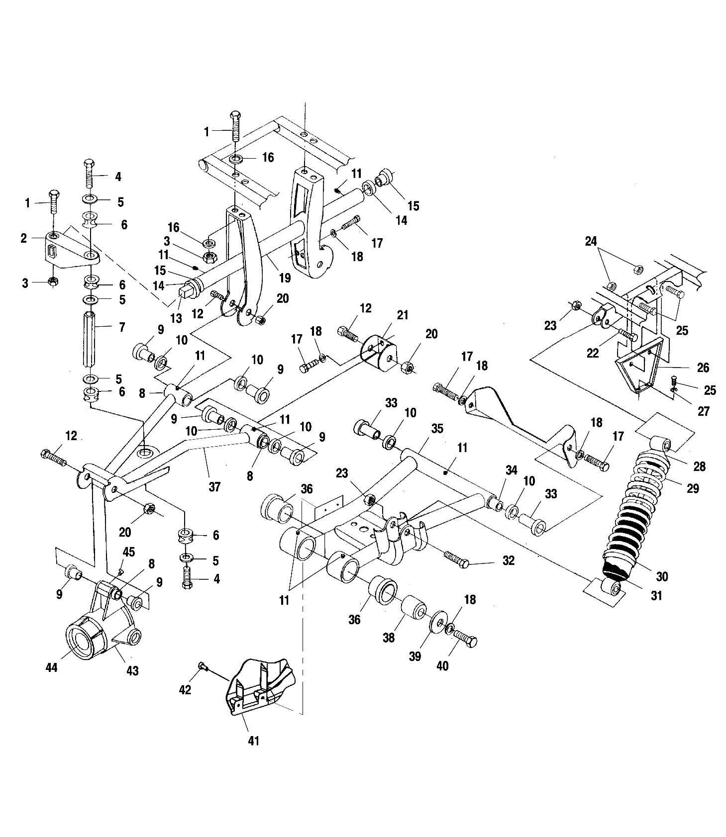 REAR SUSPENSION - A01CH42AA (4964436443C005)