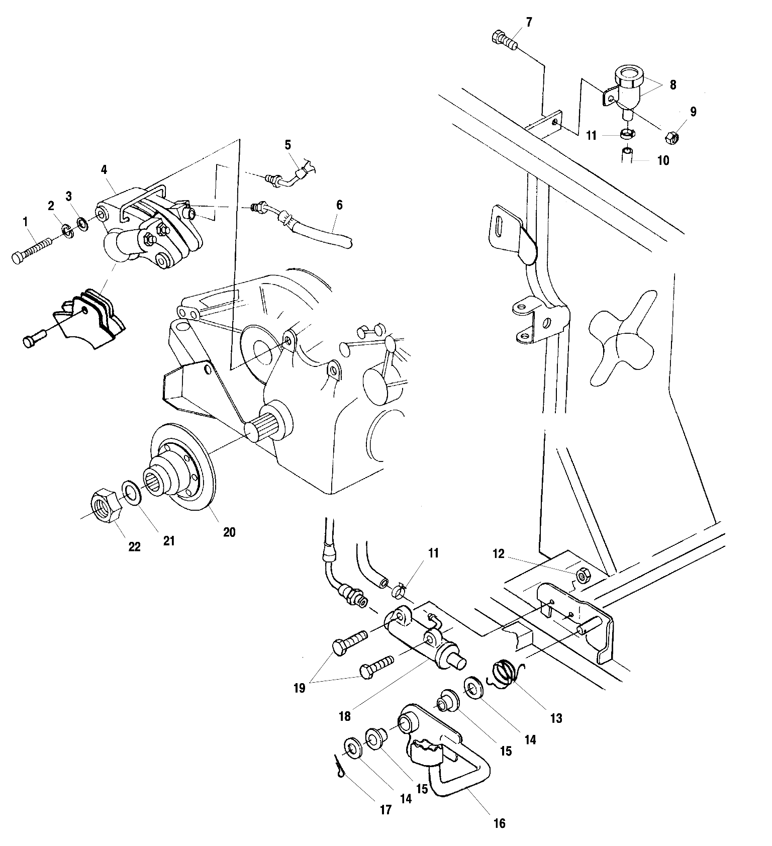 REAR BRAKE/FOOT PEDAL - A01CH42AA (4964436443C007)